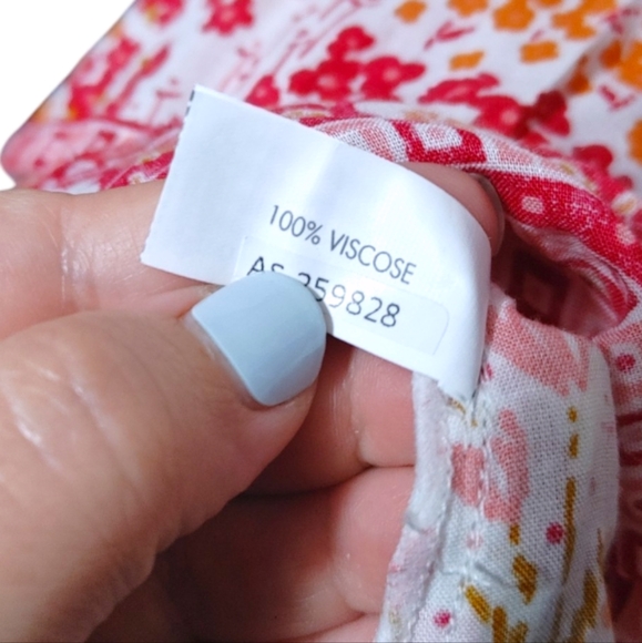 Poupette St. Barth Camila Mini Dress White Pink Tulipe Women's Size Medium M - Picture 13 of 14